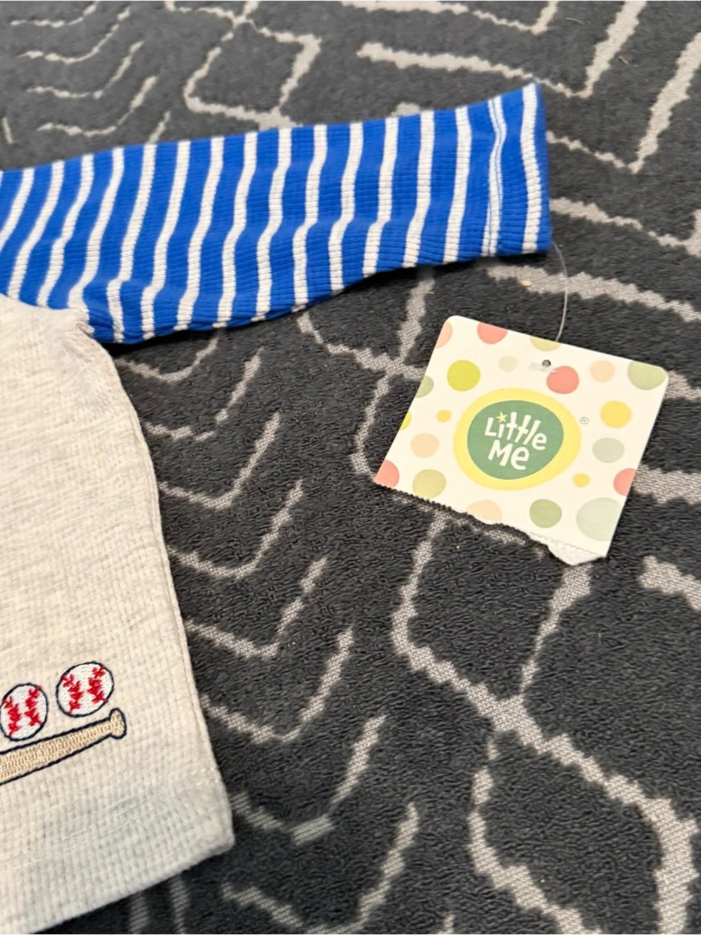 New baby boy little me shirt and pants set